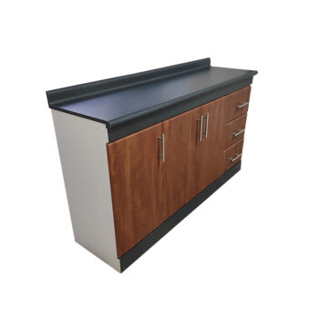 Base 3 puertas 3 cajones Cerezo