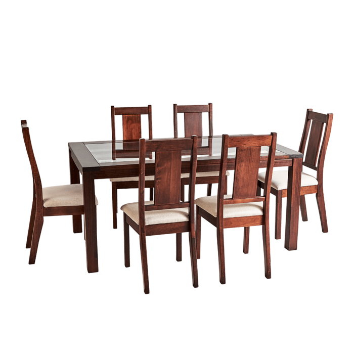 Juego Comedor Sisal Chocolate