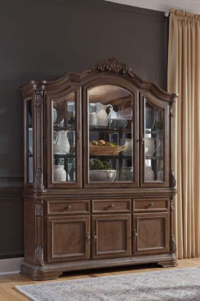 vitrinas en la decoración